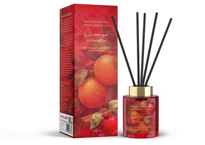 DIFUZOR POMARANČA-CIMET-DIŠEČI SET ZA OS