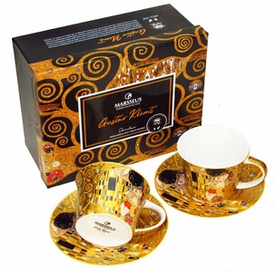 3787 SET KAPUČINO 220 ZLAT POLJUB