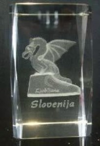 KOCKA STEKLO-3D+STOJALO  3831087809111