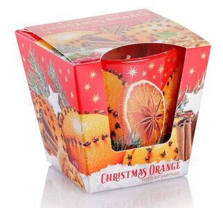3077 SVEČA CHRISTMAS ORANGE