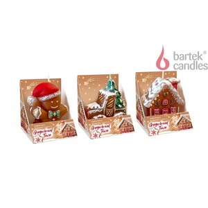 SVEČA FIGURA GINGERBREAD TOWN