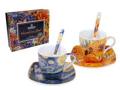 2130 SET 2 ESPRESSO ZVEZDNO NEBO+SONČNIC